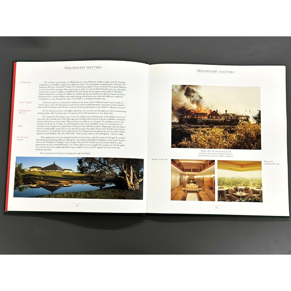 The First Five Rounds of Golf at The Australian Golf Club by Don Dunne