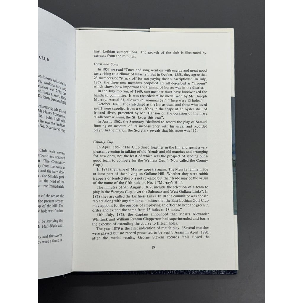 Golf on Gullane Hill - A Celebration of 100 Years of Gullane Golf Club by Archie Baird - Signed Limited Edition