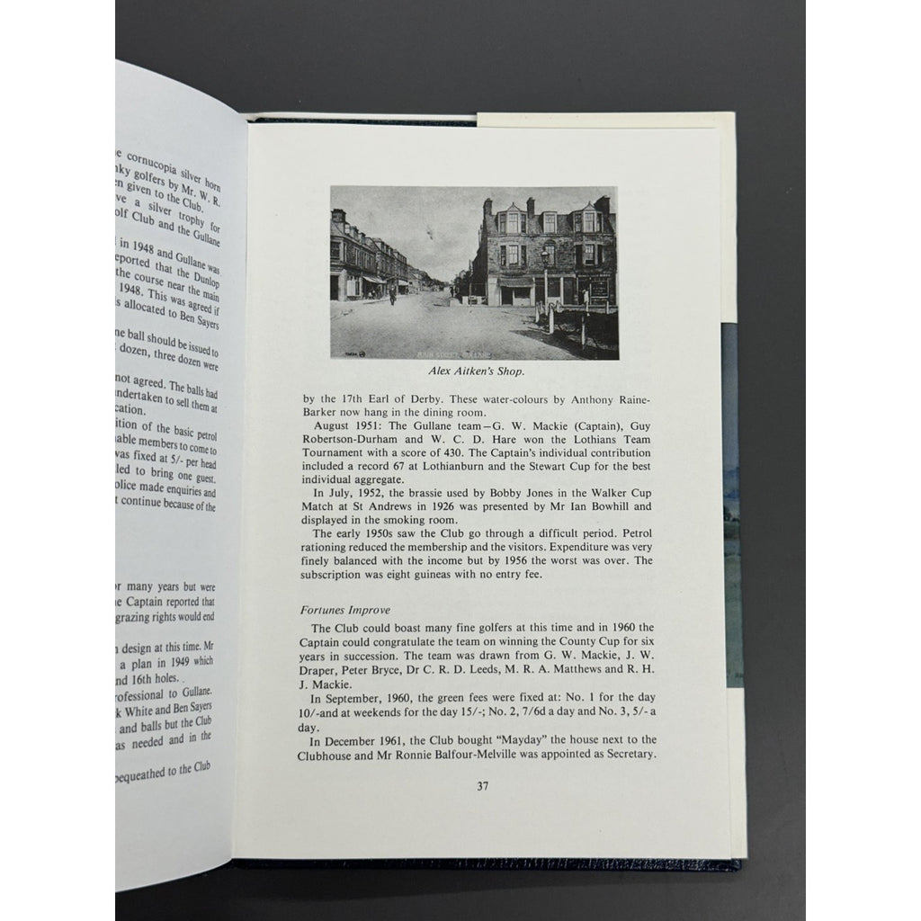 Golf on Gullane Hill - A Celebration of 100 Years of Gullane Golf Club by Archie Baird - Signed Limited Edition