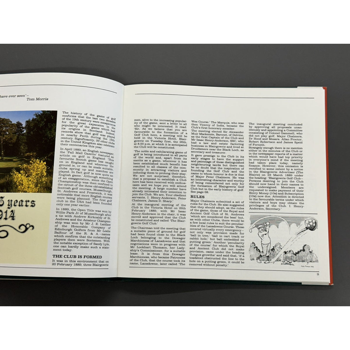 Blairgowrie Golf Club 1889–1989 by Alex McIntosh