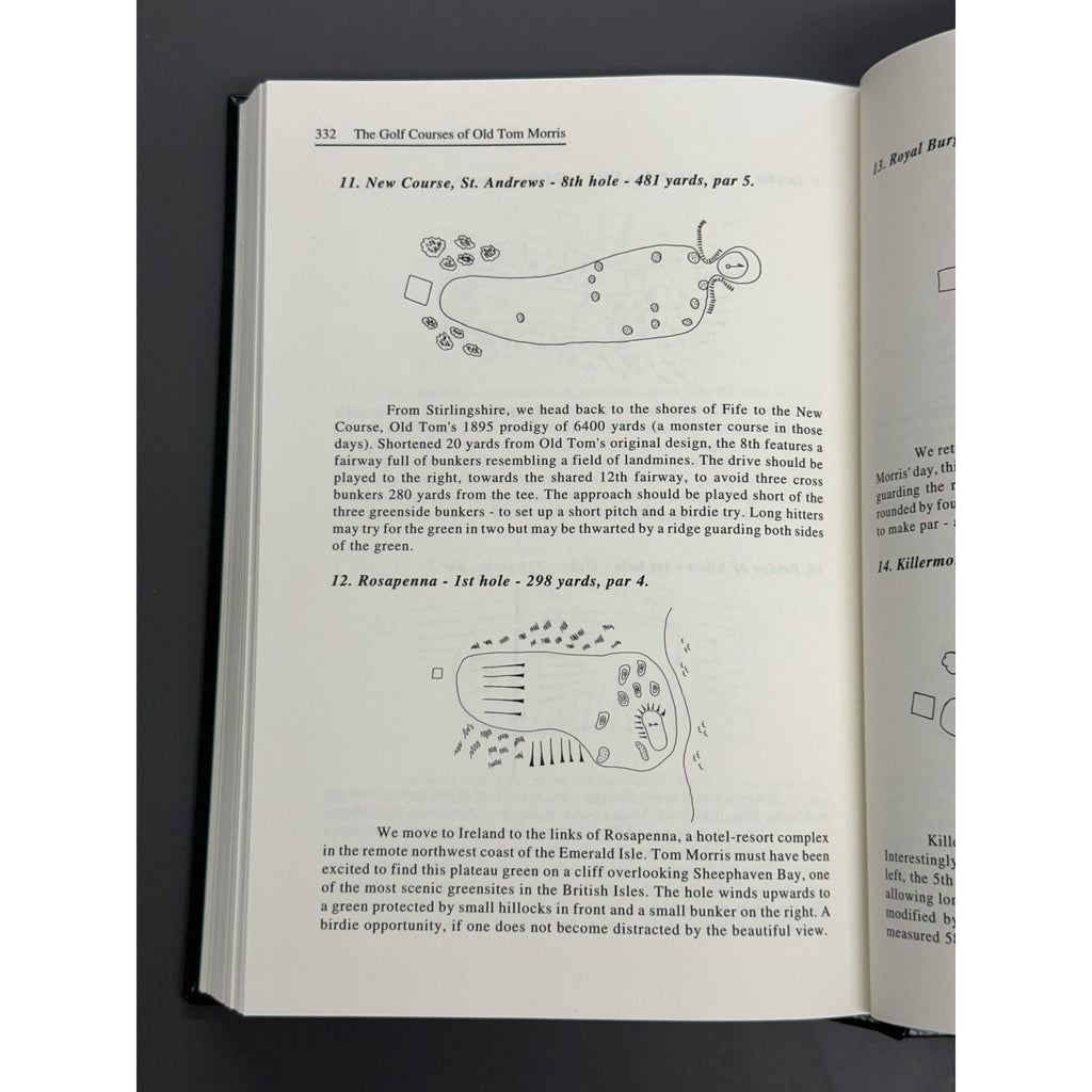 Signed Limited Edition - The Golf Courses of Old Tom Morris: A Look at Early Golf Course Architecture by Robert Kroeger