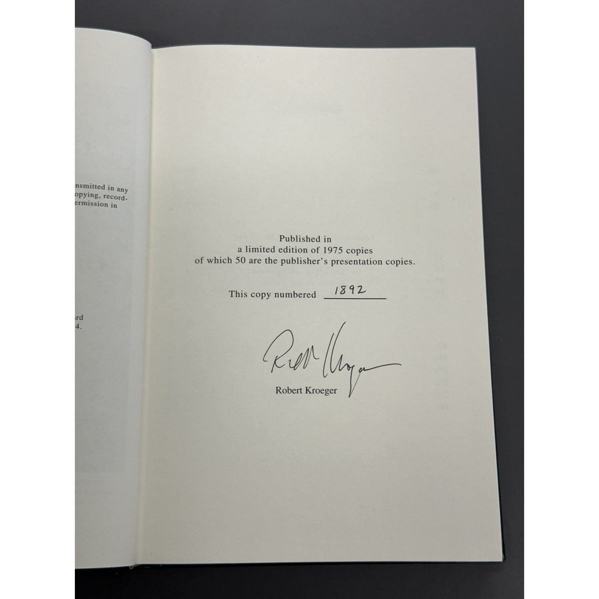 Signed Limited Edition - The Golf Courses of Old Tom Morris: A Look at Early Golf Course Architecture by Robert Kroeger