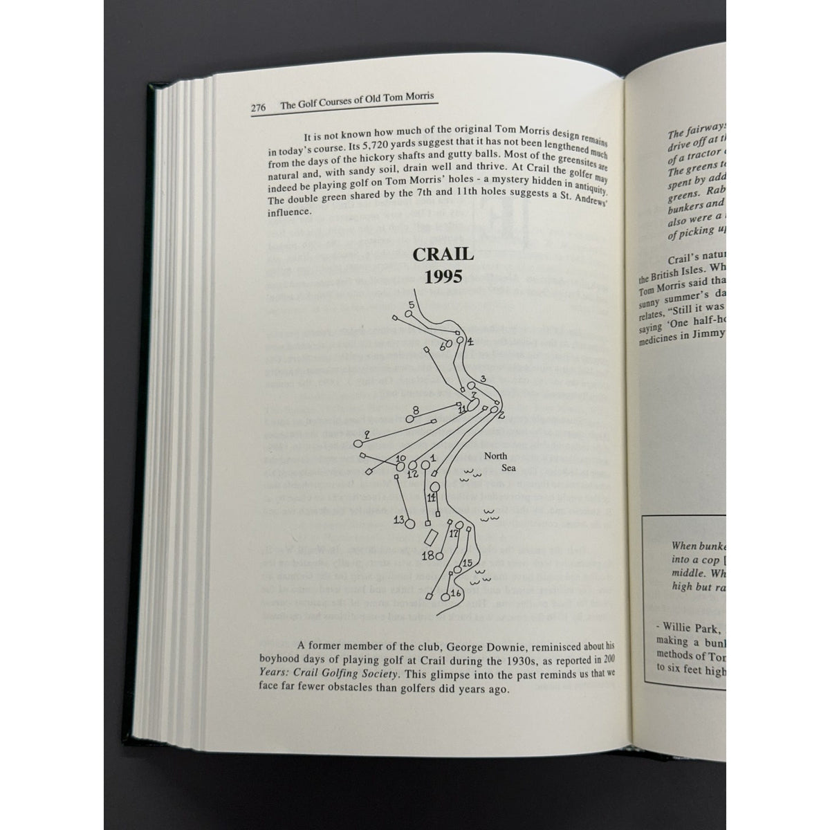 Signed Limited Edition - The Golf Courses of Old Tom Morris: A Look at Early Golf Course Architecture by Robert Kroeger