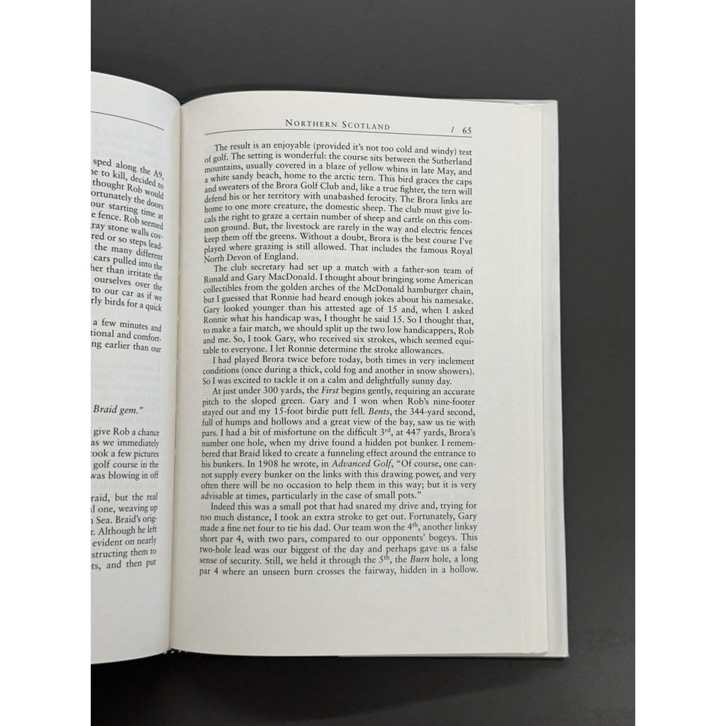 To The 14th Tee: A Pilgrimage to the Links of Scotland by Robert Kroeger - Signed & Inscribed
