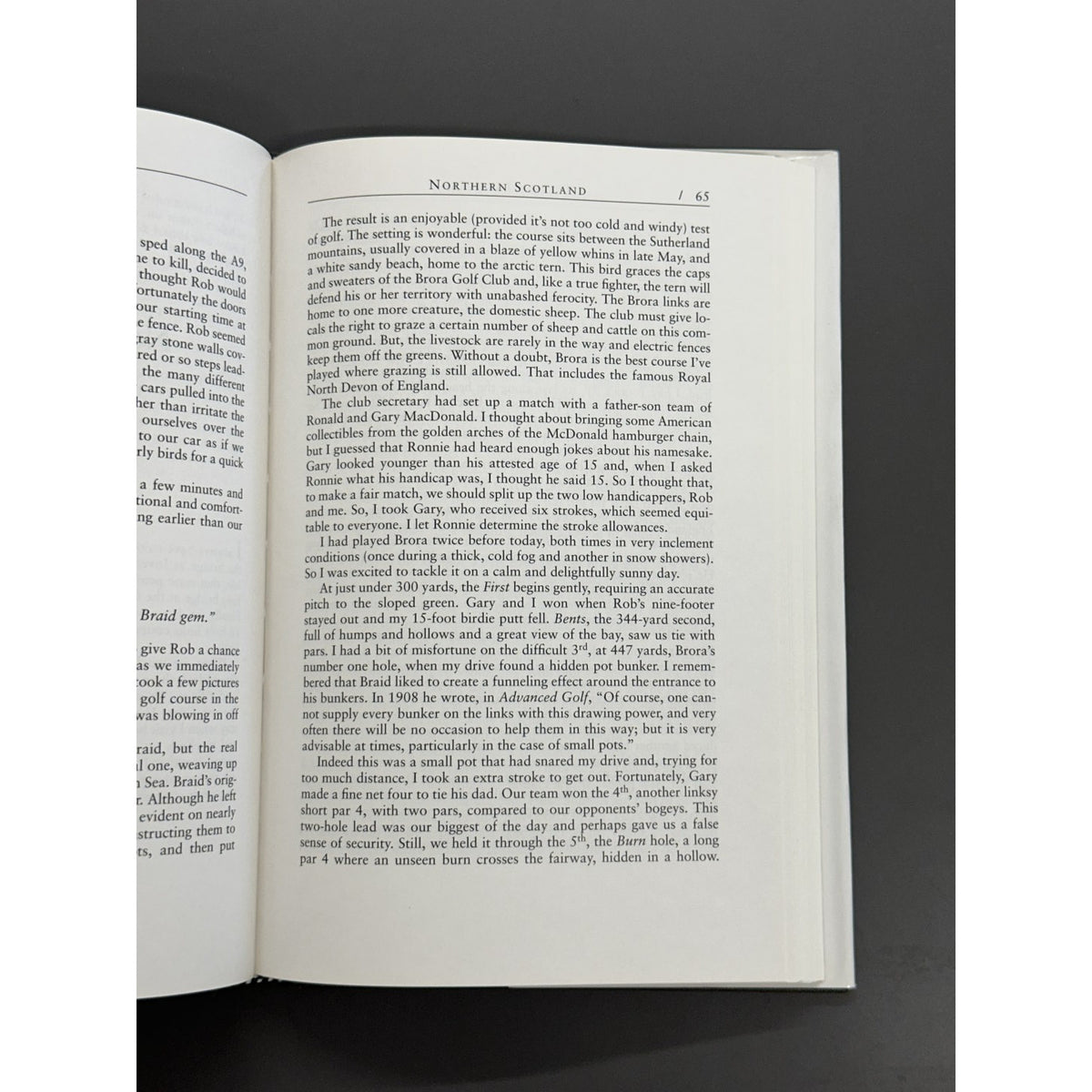 To The 14th Tee: A Pilgrimage to the Links of Scotland by Robert Kroeger - Signed & Inscribed
