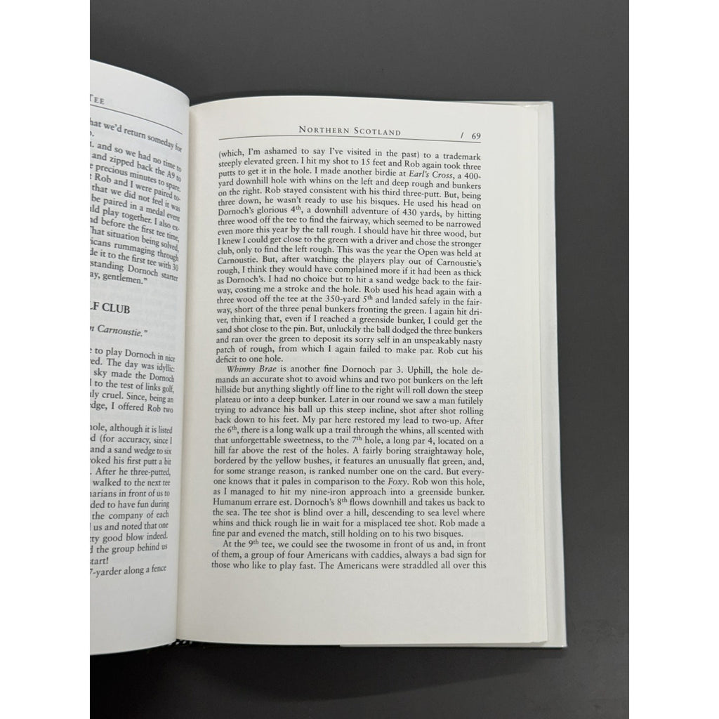 To The 14th Tee: A Pilgrimage to the Links of Scotland by Robert Kroeger - Signed & Inscribed