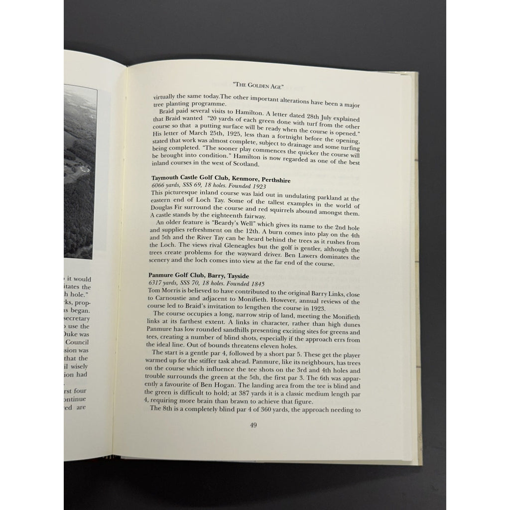 The Golf Courses of James Braid by John F. Moreton - Limited Edition #411/525 - Signed Copy