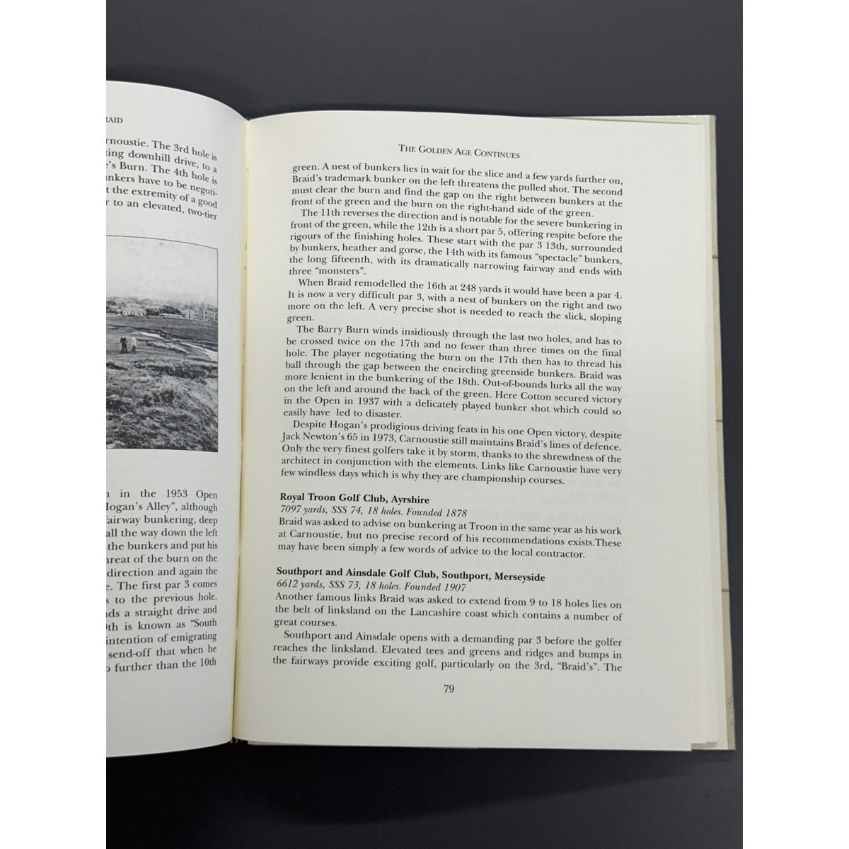The Golf Courses of James Braid by John F. Moreton - Limited Edition #411/525 - Signed Copy