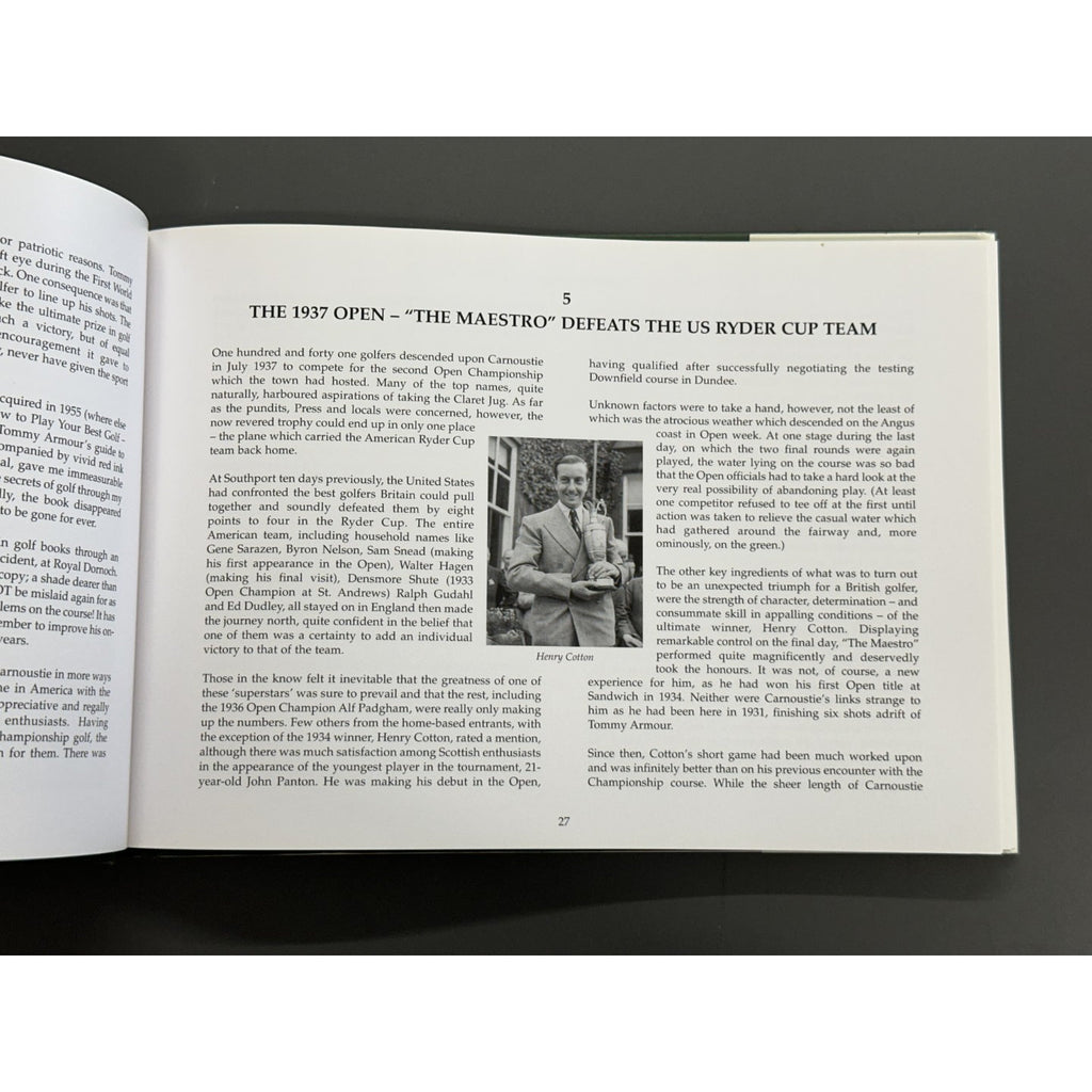 The Carnoustie Story by Donald Ford - Signed Copy