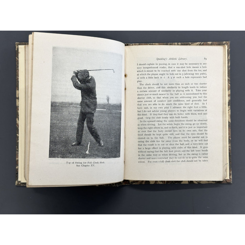 Golf Guide and How to Play Golf by James Braid - 1906 1st Edition - Rebound in Hardback