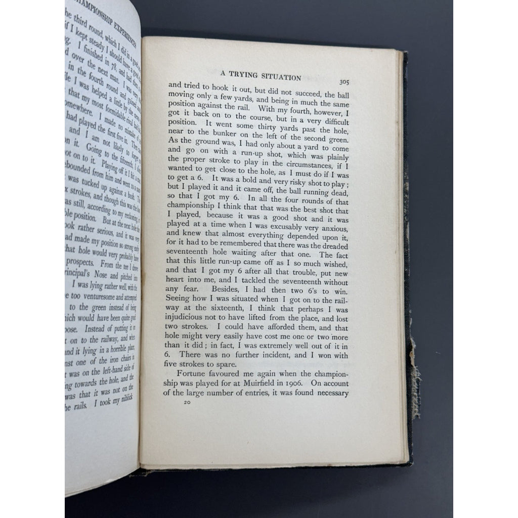 Advanced Golf; or, Hints and Instruction for Progressive Players by James Braid - 1908 - 1st Edition