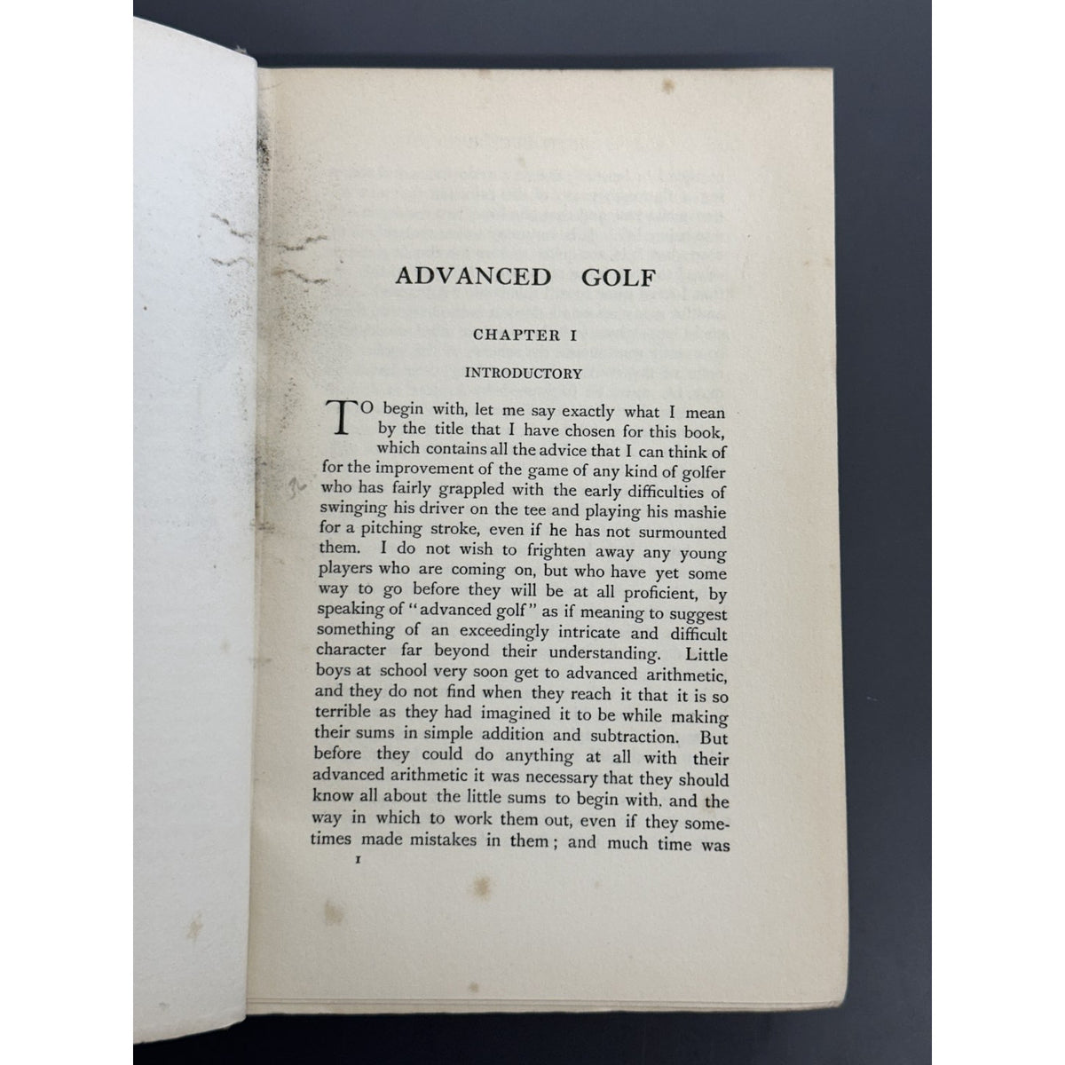 Advanced Golf; or, Hints and Instruction for Progressive Players by James Braid - 1908 - 1st Edition