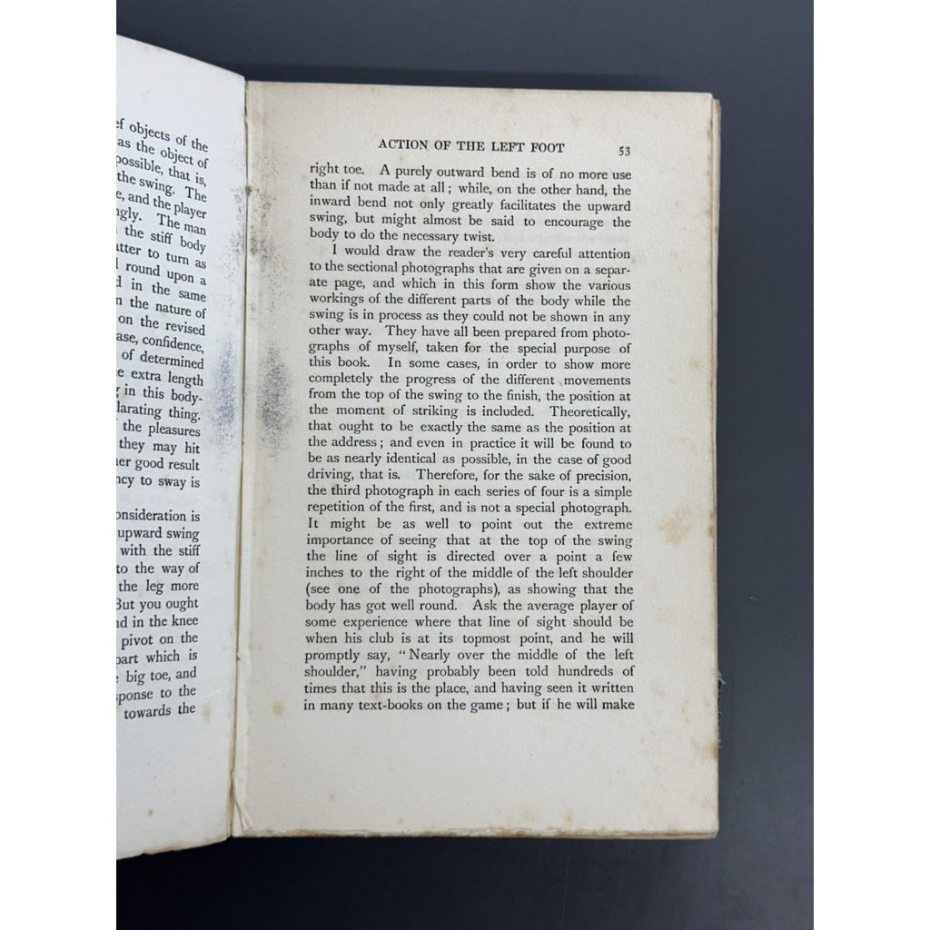 Advanced Golf; or, Hints and Instruction for Progressive Players by James Braid - 1908 - 1st Edition
