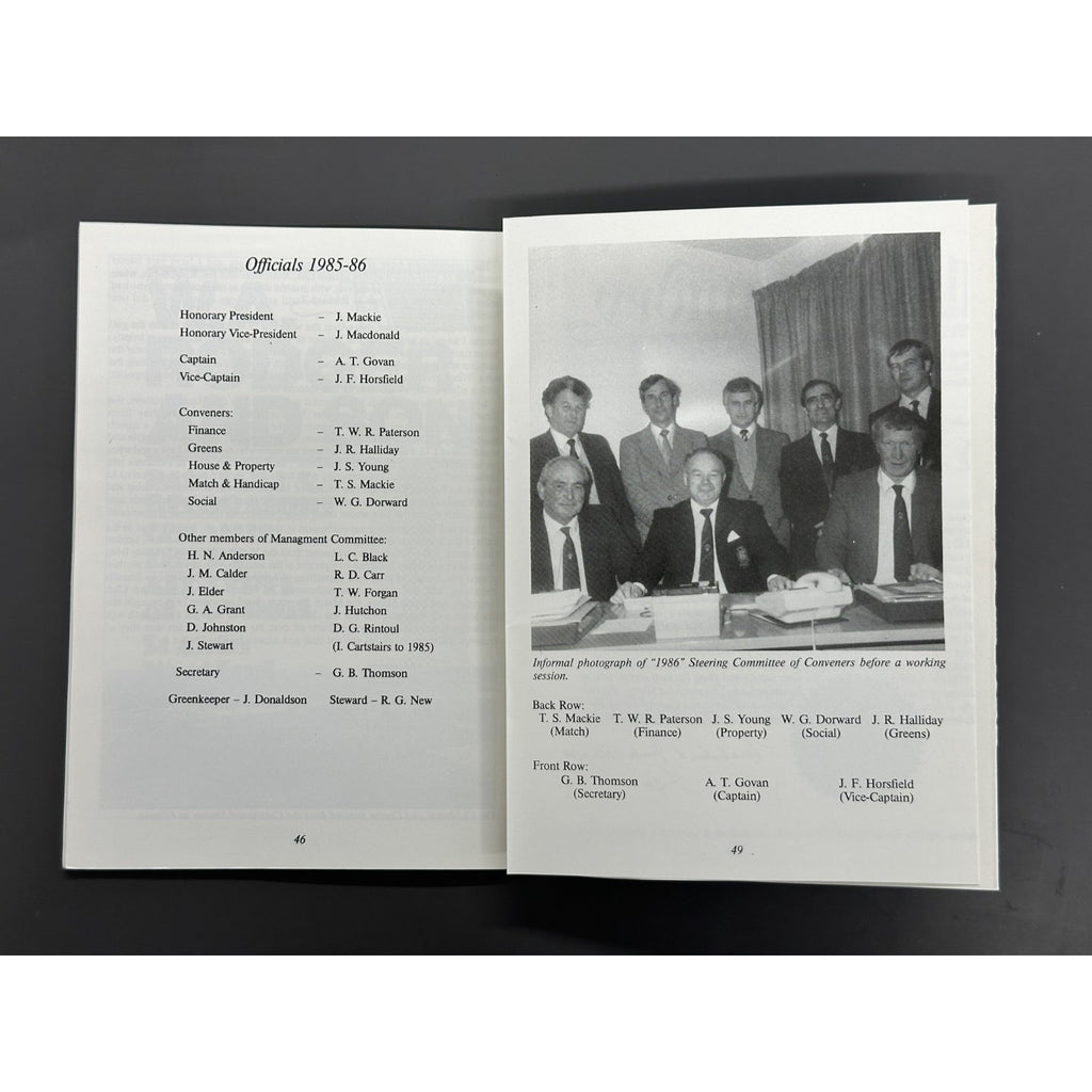 200 Years Crail Golfing Society 1786–1986 by John MacDonald