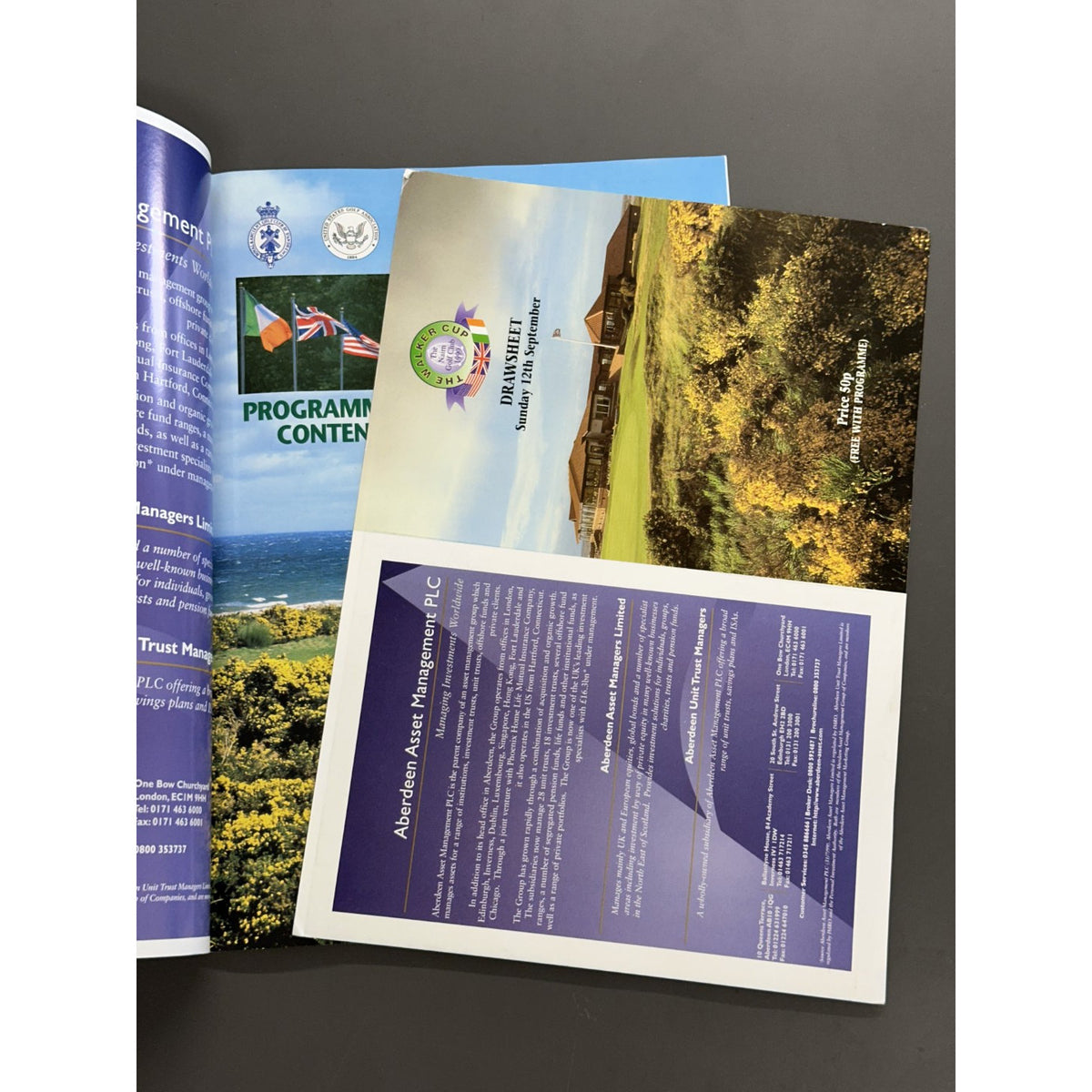 Walker Cup 1999 Official Programme
