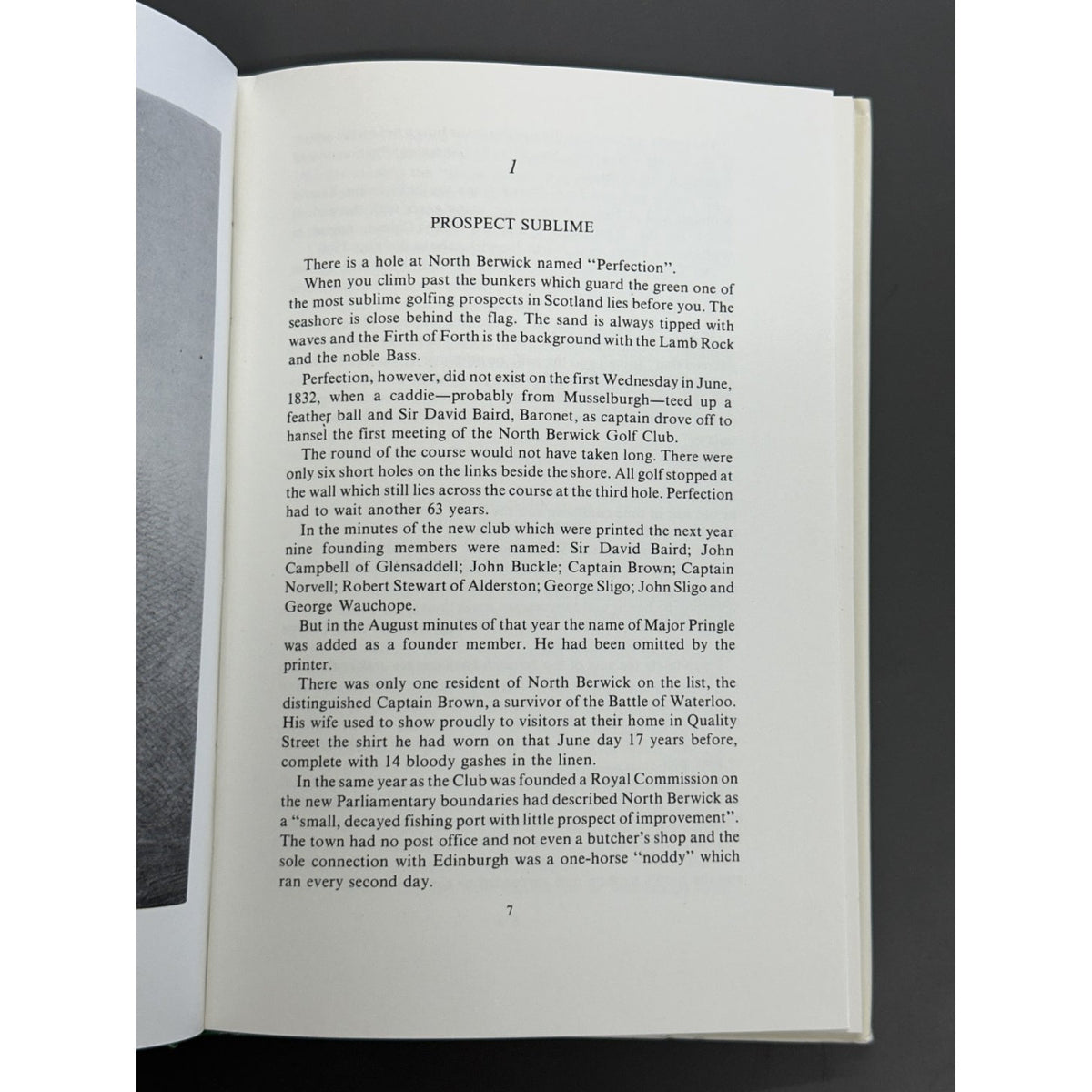 In The Wind's Eye: North Berwick Golf Club by Alistair Beaton Adamson - 1980 1st Edition