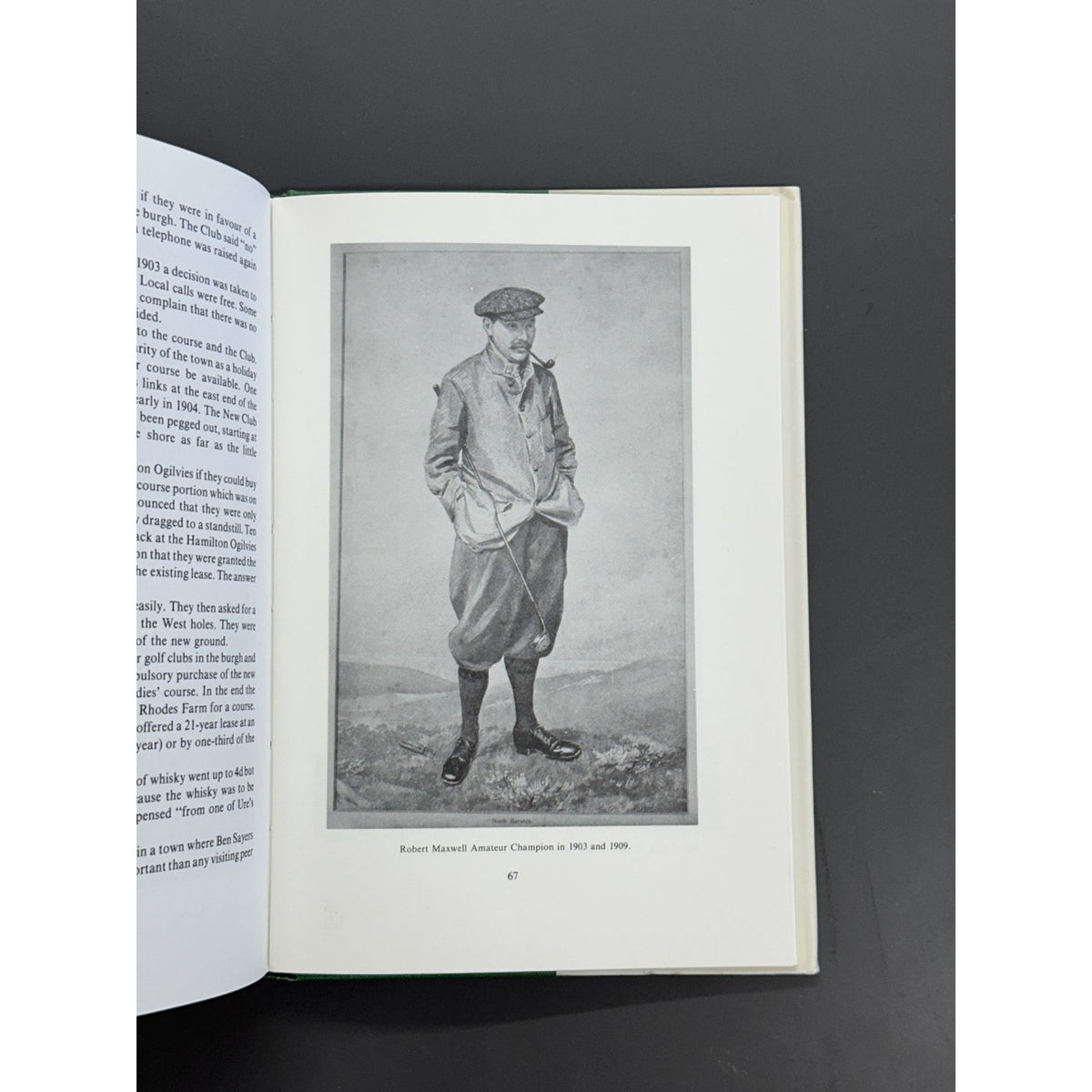 In The Wind's Eye: North Berwick Golf Club by Alistair Beaton Adamson - 1980 1st Edition