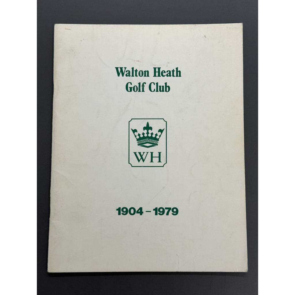 Walton Heath Golf Club - The Story of The First Seventyfive Years by Cyril Hewertson O.B.E.