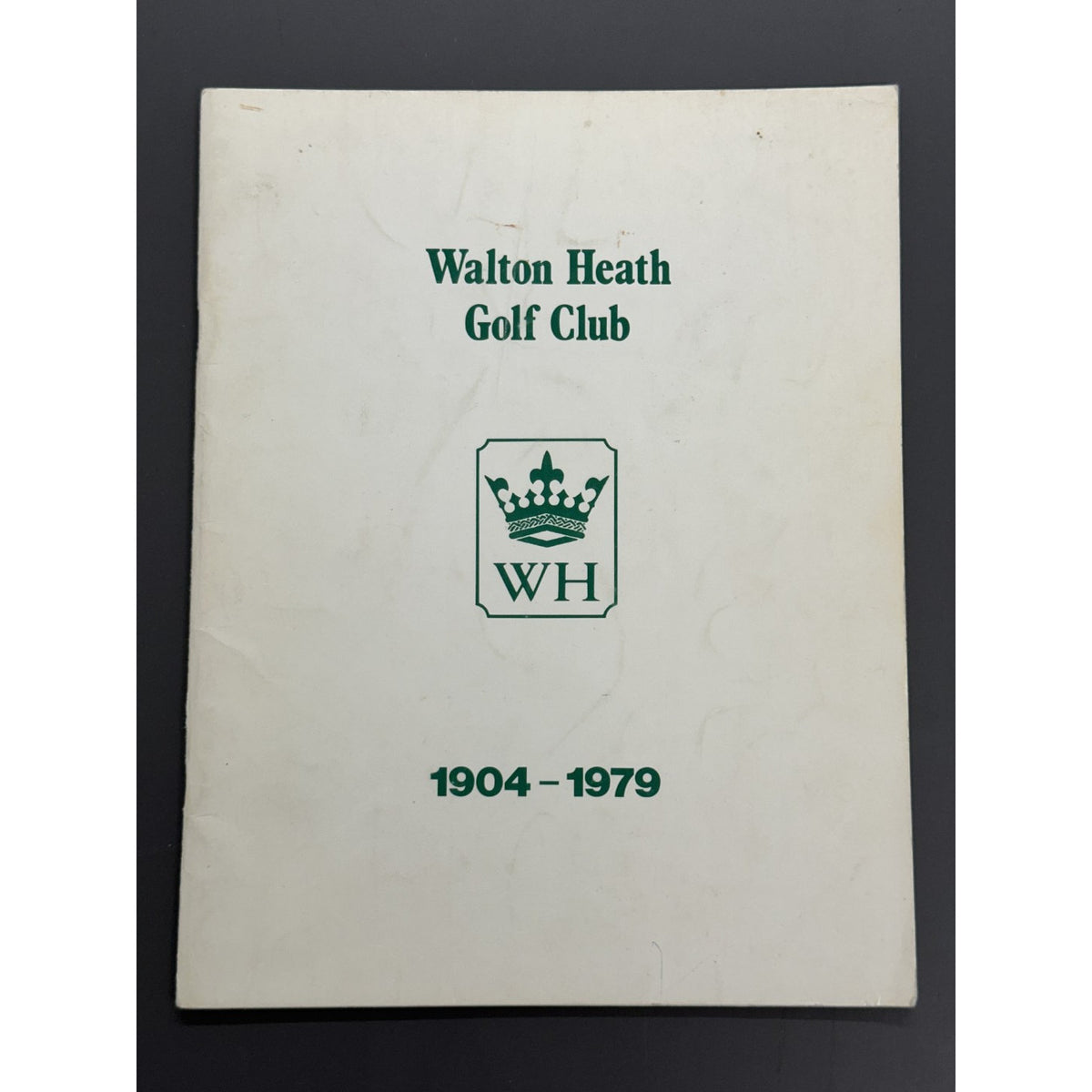 Walton Heath Golf Club - The Story of The First Seventyfive Years by Cyril Hewertson O.B.E.