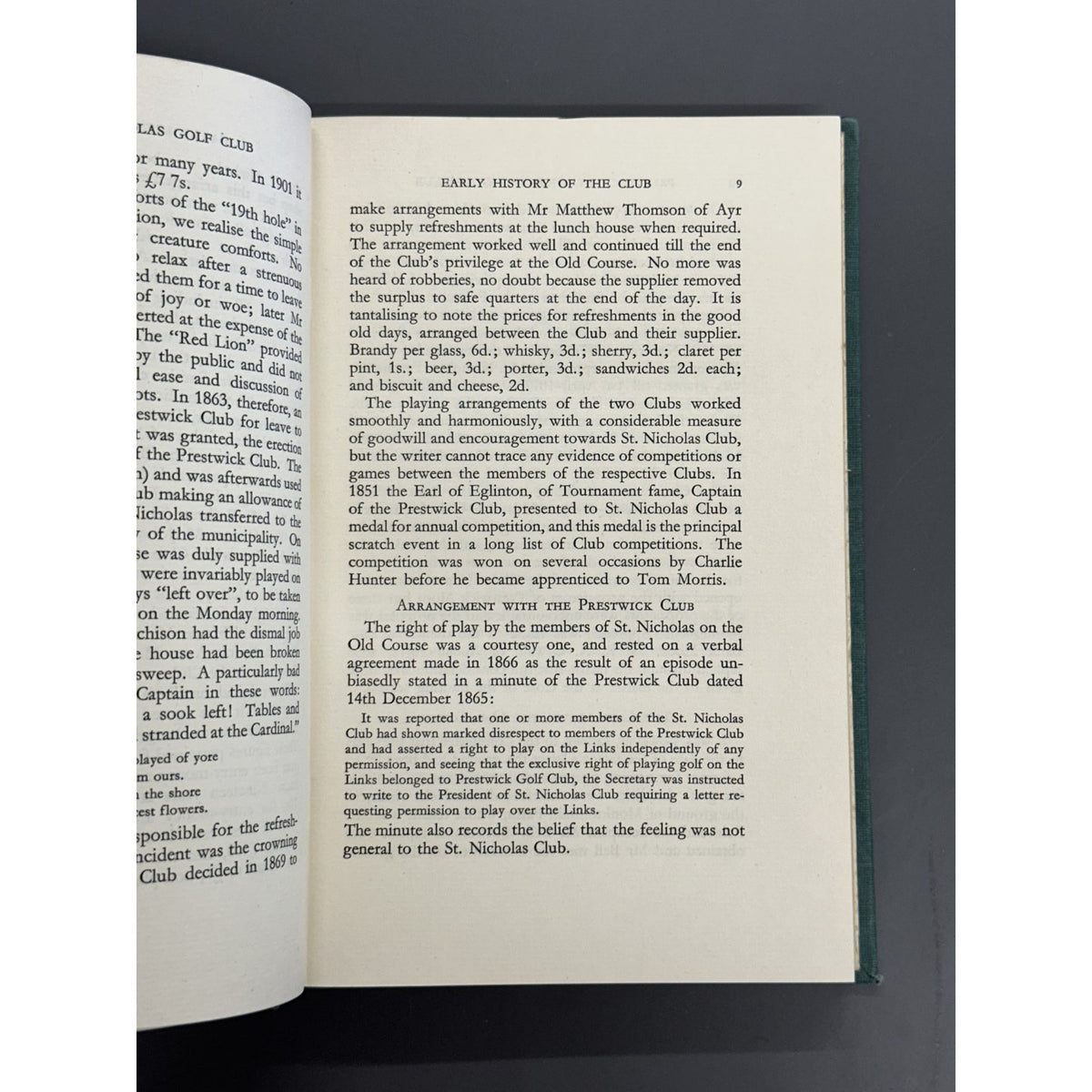 Prestwick St. Nicholas Golf Club by William Galbraith, O.B.E. - 1950 1st Edition
