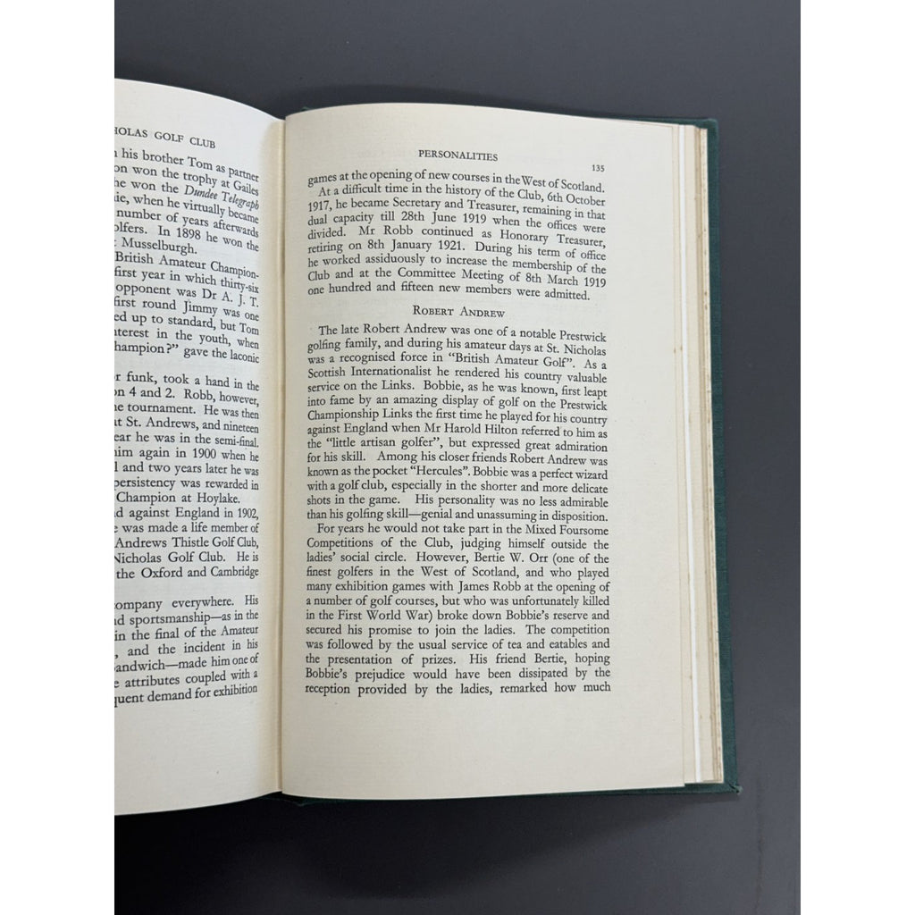 Prestwick St. Nicholas Golf Club by William Galbraith, O.B.E. - 1950 1st Edition