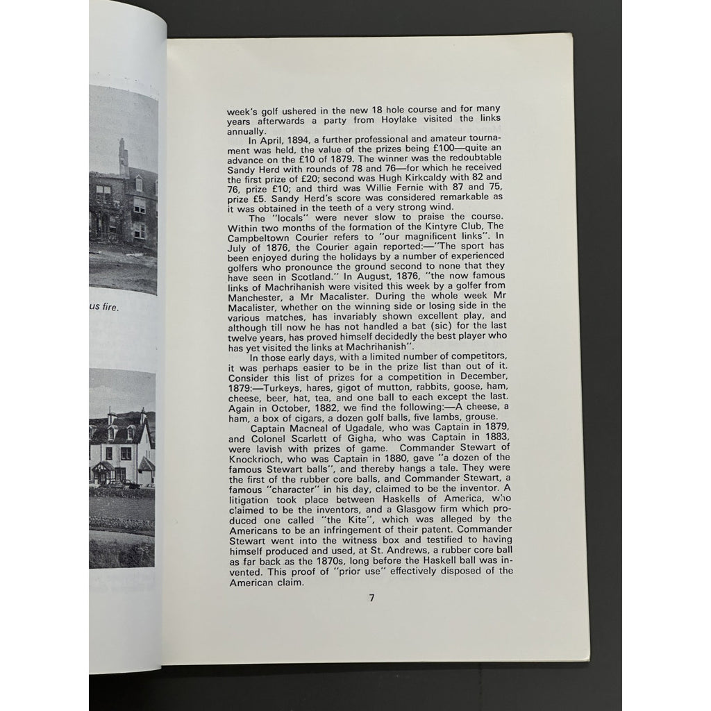 1876-1976 100 Years of Golf at Machrihanish by D.J. McDiarmid