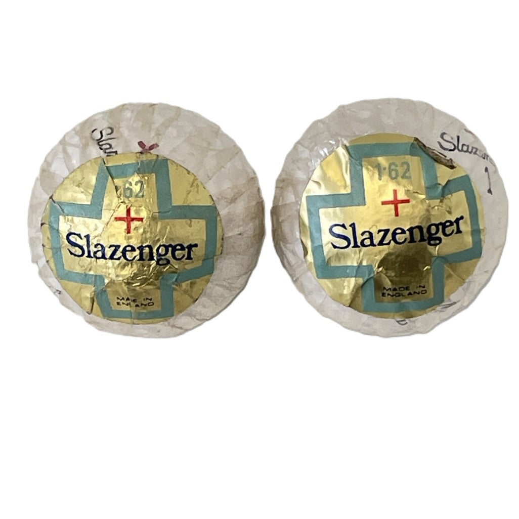 2 x Individually Wrapped Vintage Slazenger + Golf Balls - Gleneagles branded