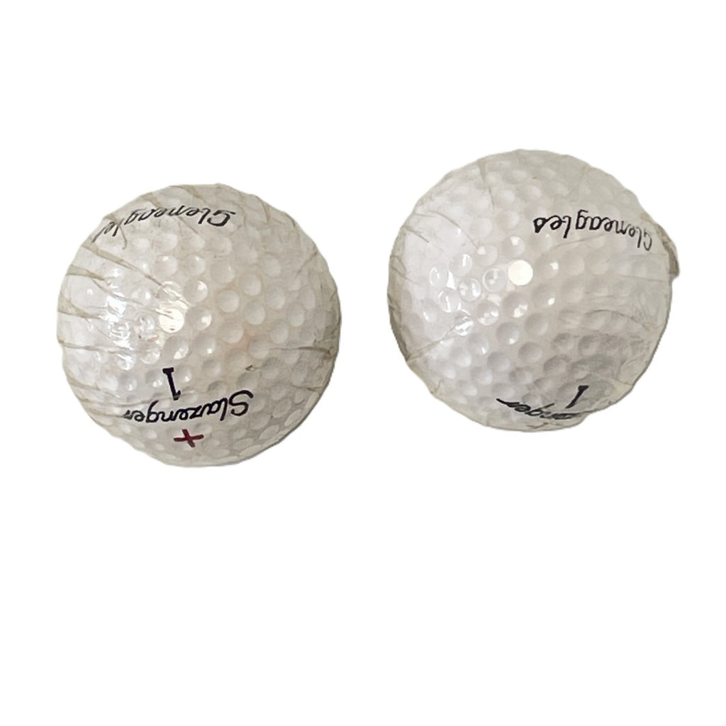 2 x Individually Wrapped Vintage Slazenger + Golf Balls - Gleneagles branded