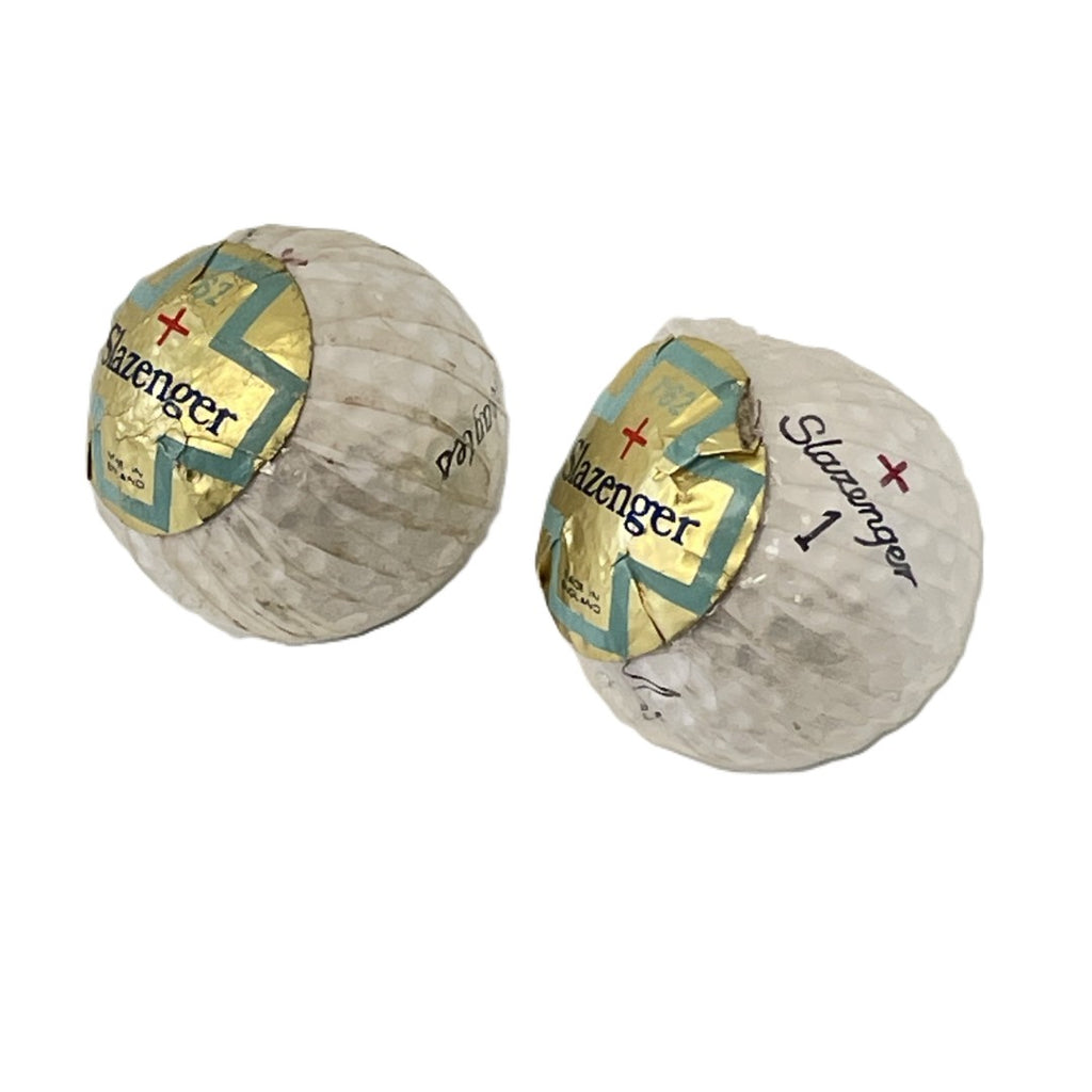 2 x Individually Wrapped Vintage Slazenger + Golf Balls - Gleneagles branded