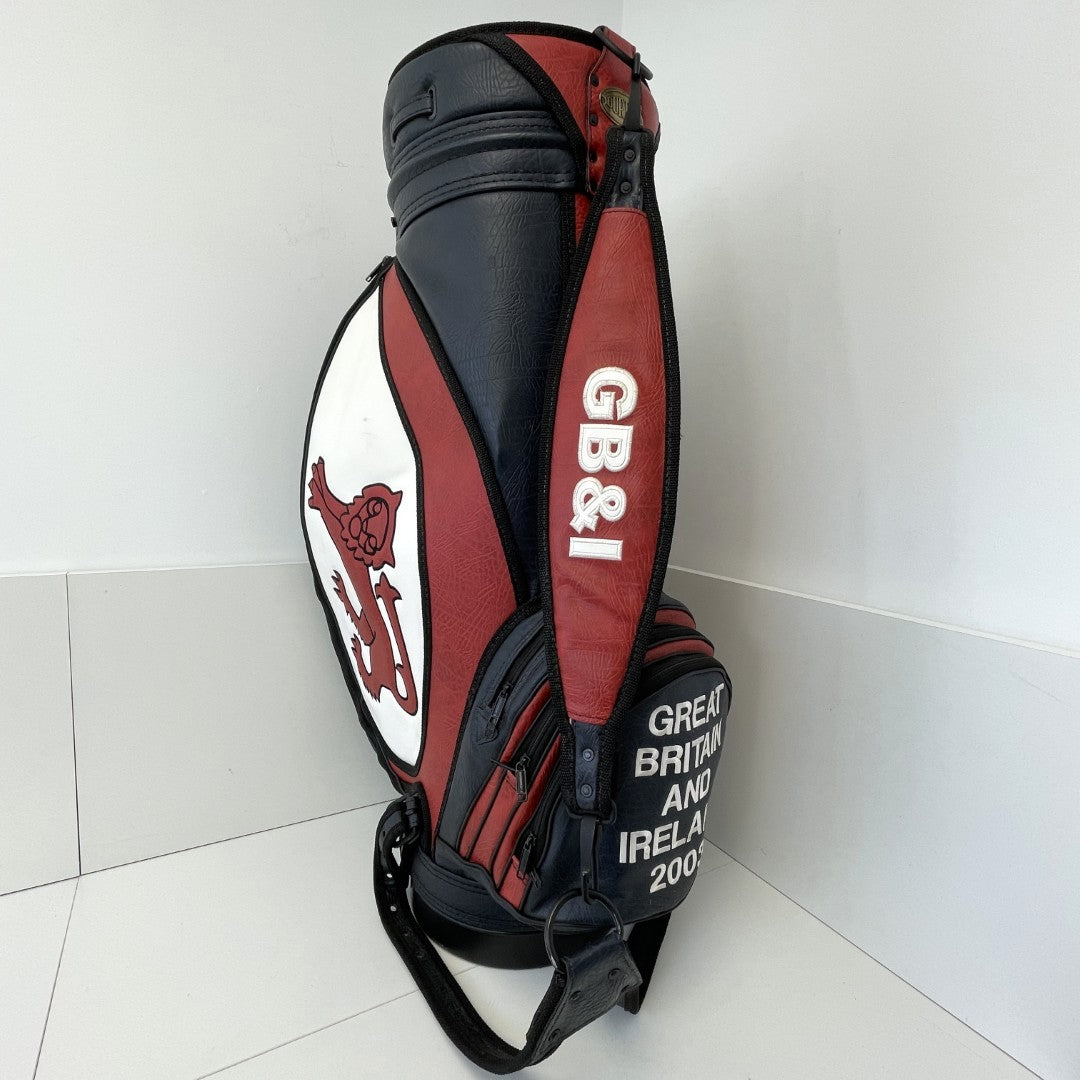 2003 The Walker Cup GB&I Team Issued Burton Golf Staff Bag - Gary Wolstenholme MBE - SIGNED