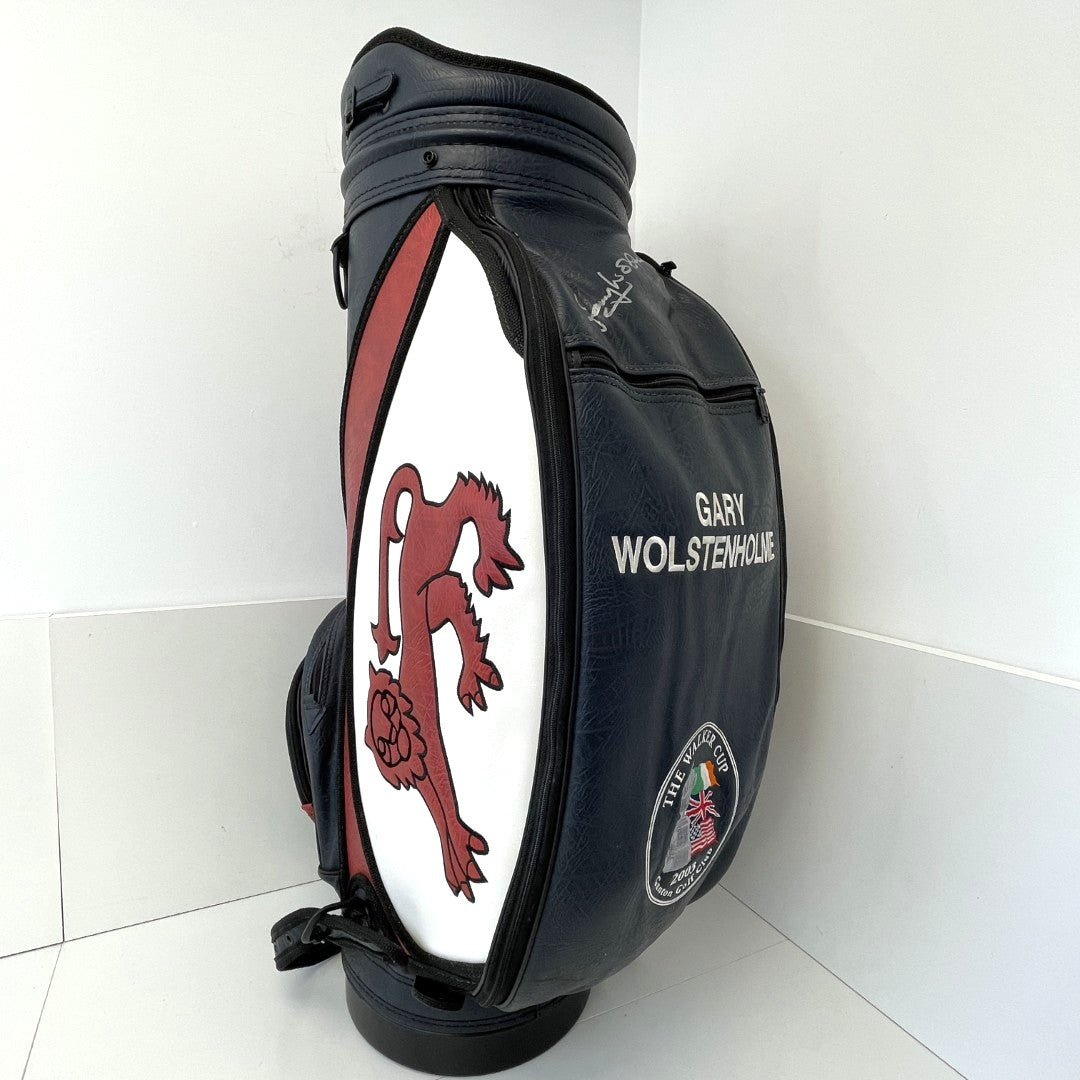 2003 The Walker Cup GB&I Team Issued Burton Golf Staff Bag - Gary Wolstenholme MBE - SIGNED