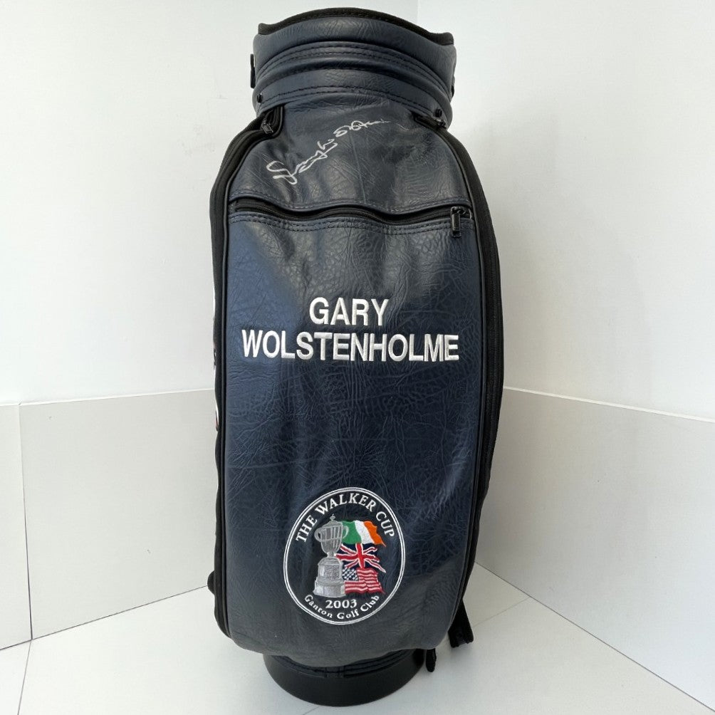 2003 The Walker Cup GB&I Team Issued Burton Golf Staff Bag - Gary Wolstenholme MBE - SIGNED