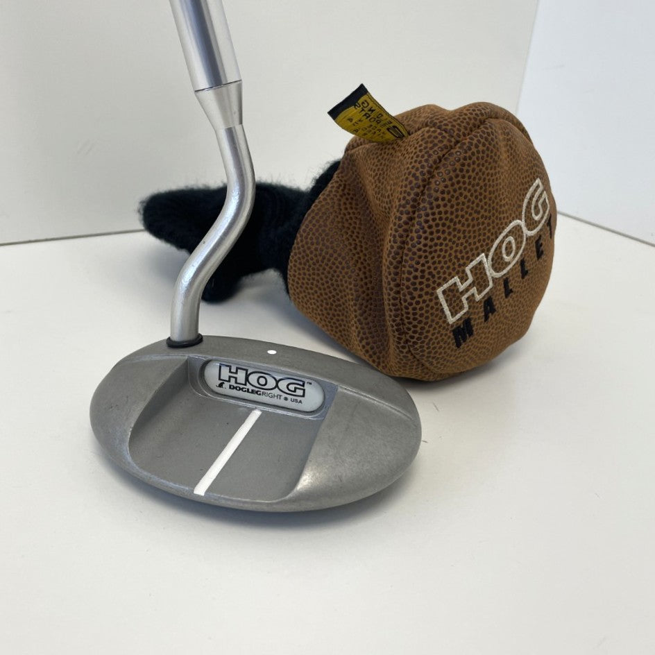 Dogleg Right Hog Mallet 1004R Putter - R/H 35"