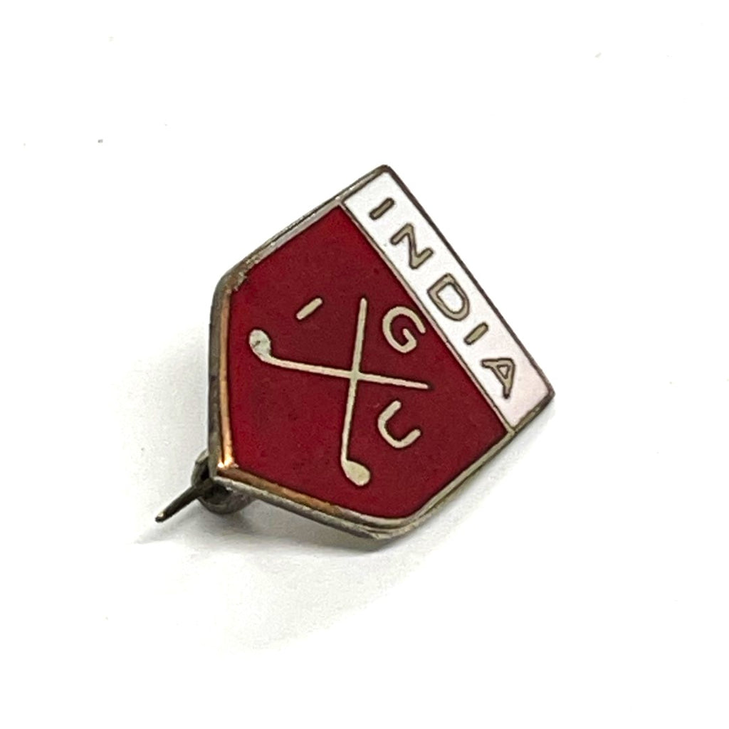 Indian Golf Union - Enamel Clasp Pin Badge