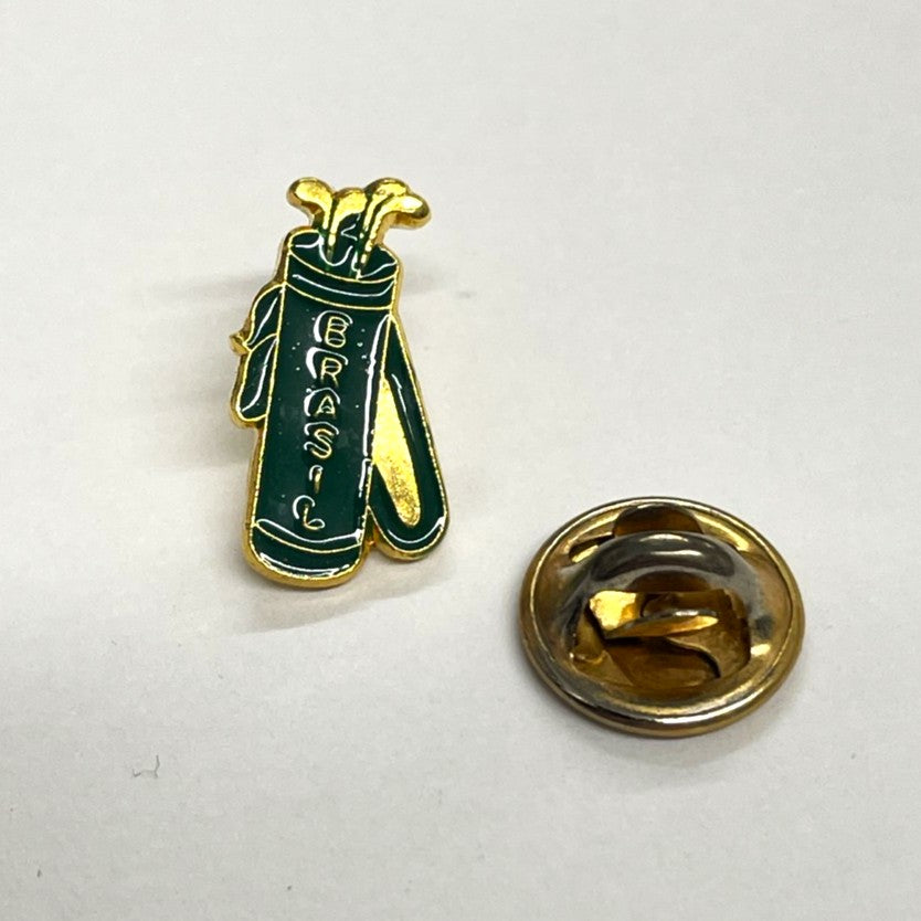Brazil Golf Bag Enamel Pin Badge