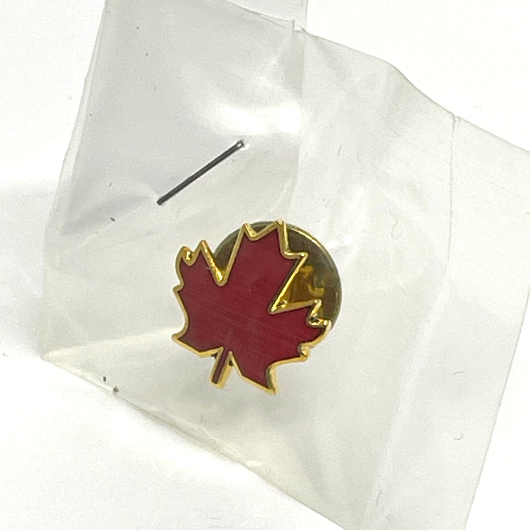 Canada Maple Leaf Enamel Pin Badge