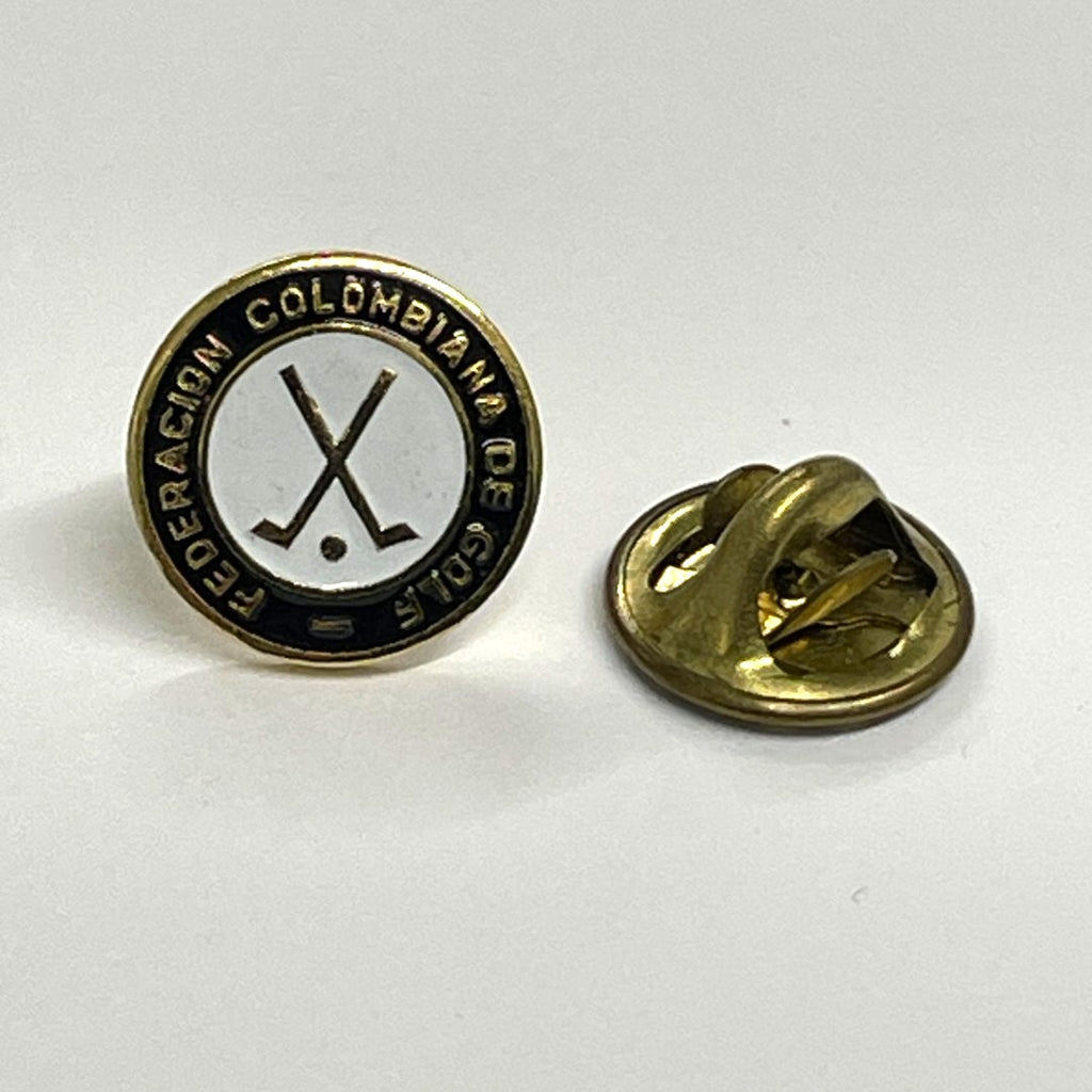 Colombian Golf Federation Enamel Pin Badge