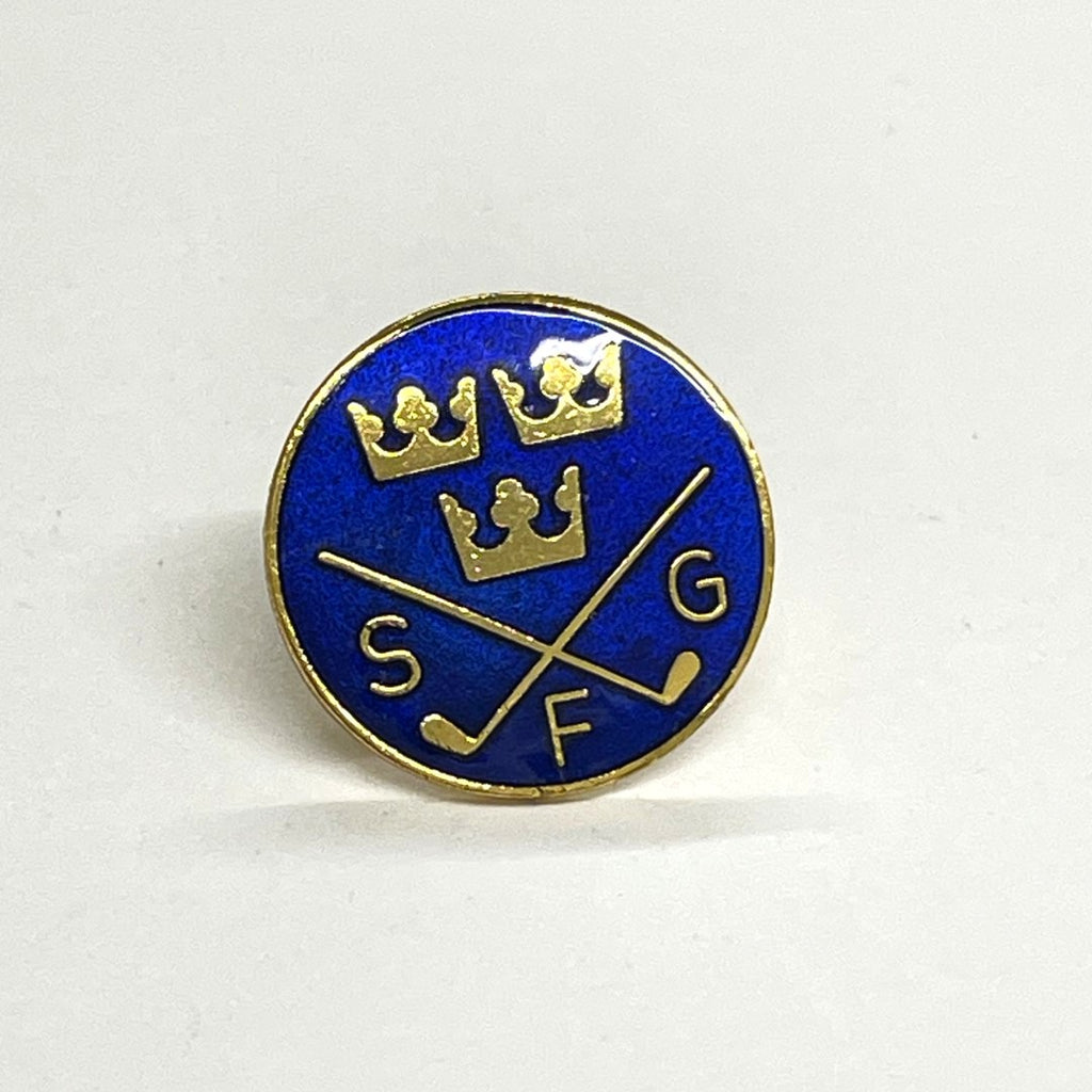 Swedish Golf Federation Enamel Pin Badge