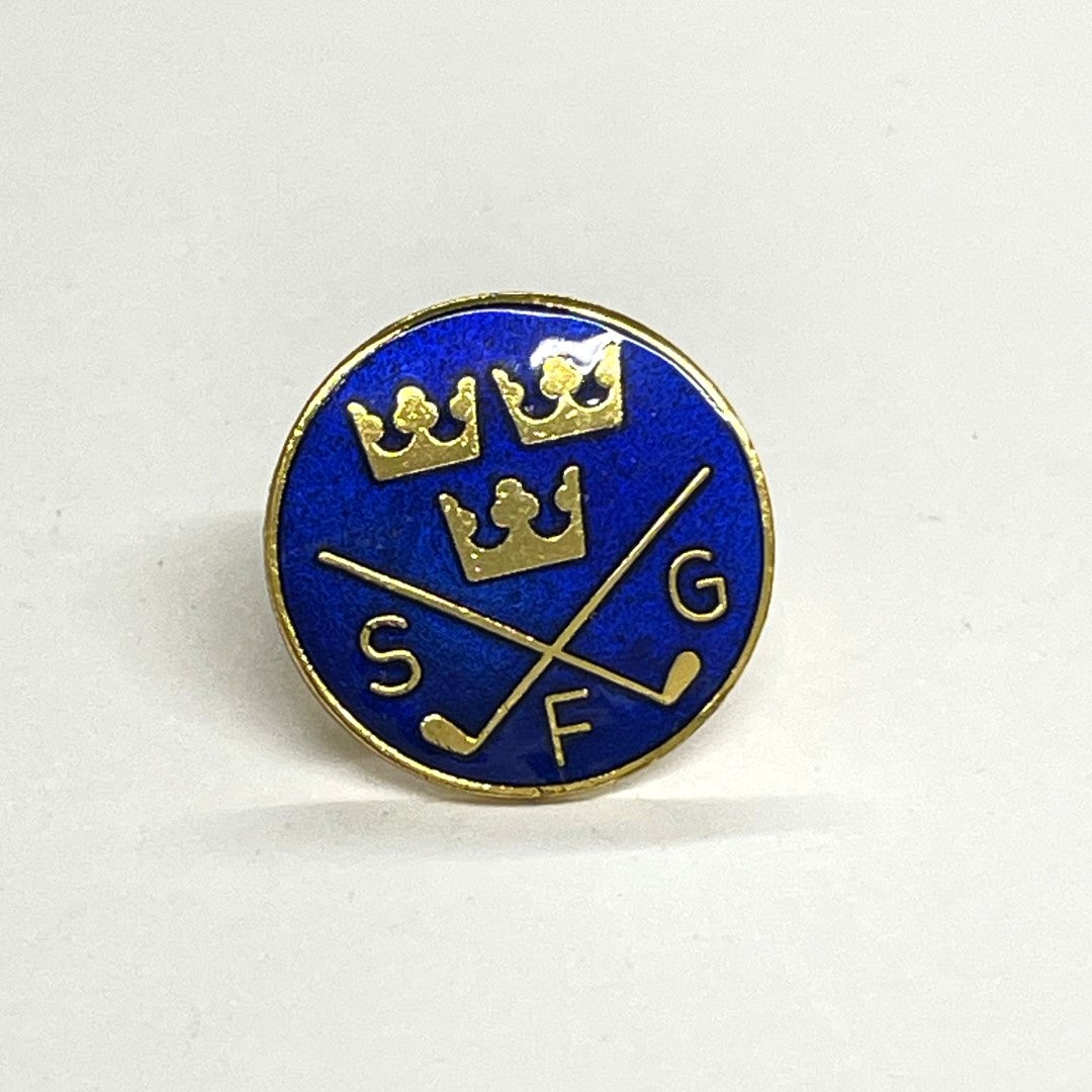 Swedish Golf Federation Enamel Pin Badge