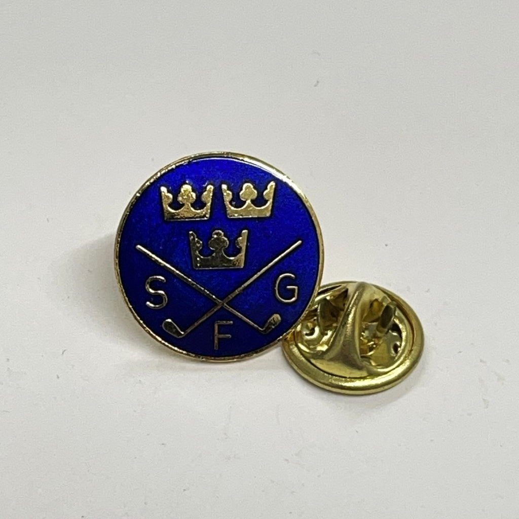 Swedish Golf Federation Enamel Pin Badge
