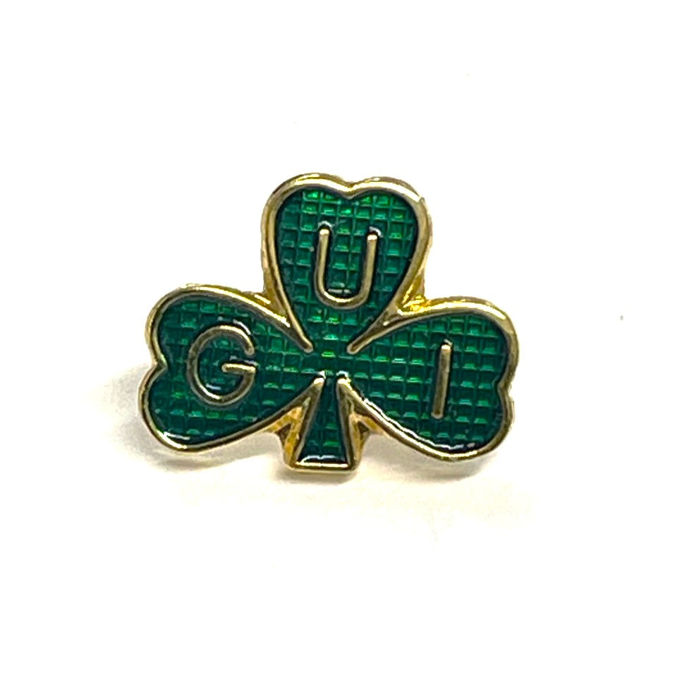 Golfing Union Of Ireland - 3 Leaf Clover Pin Badge