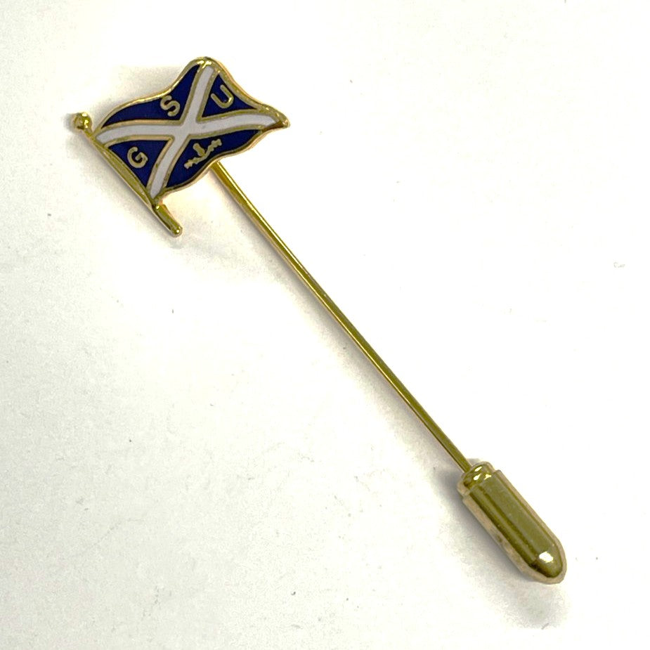 Scottish Golf Union Enamel Lapel Stem Pin