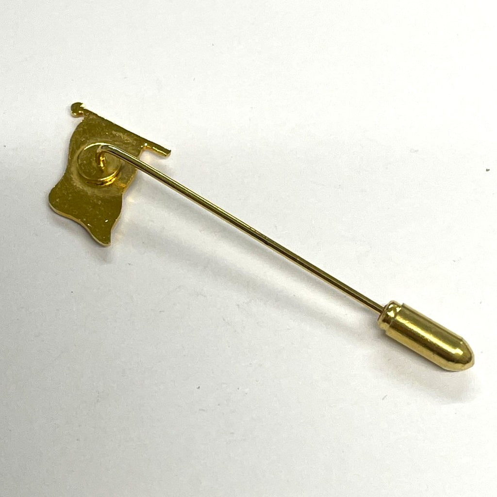 Scottish Golf Union Enamel Lapel Stem Pin