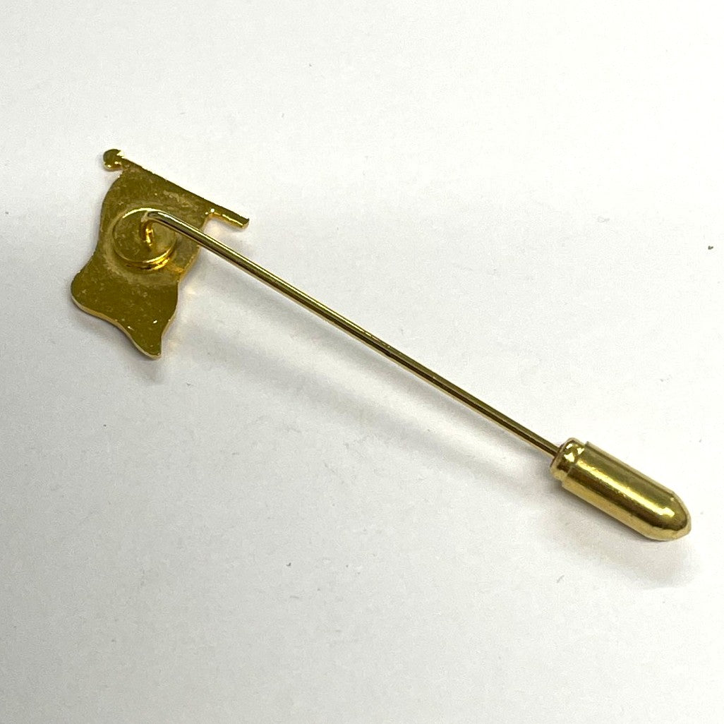 Scottish Golf Union Enamel Lapel Stem Pin
