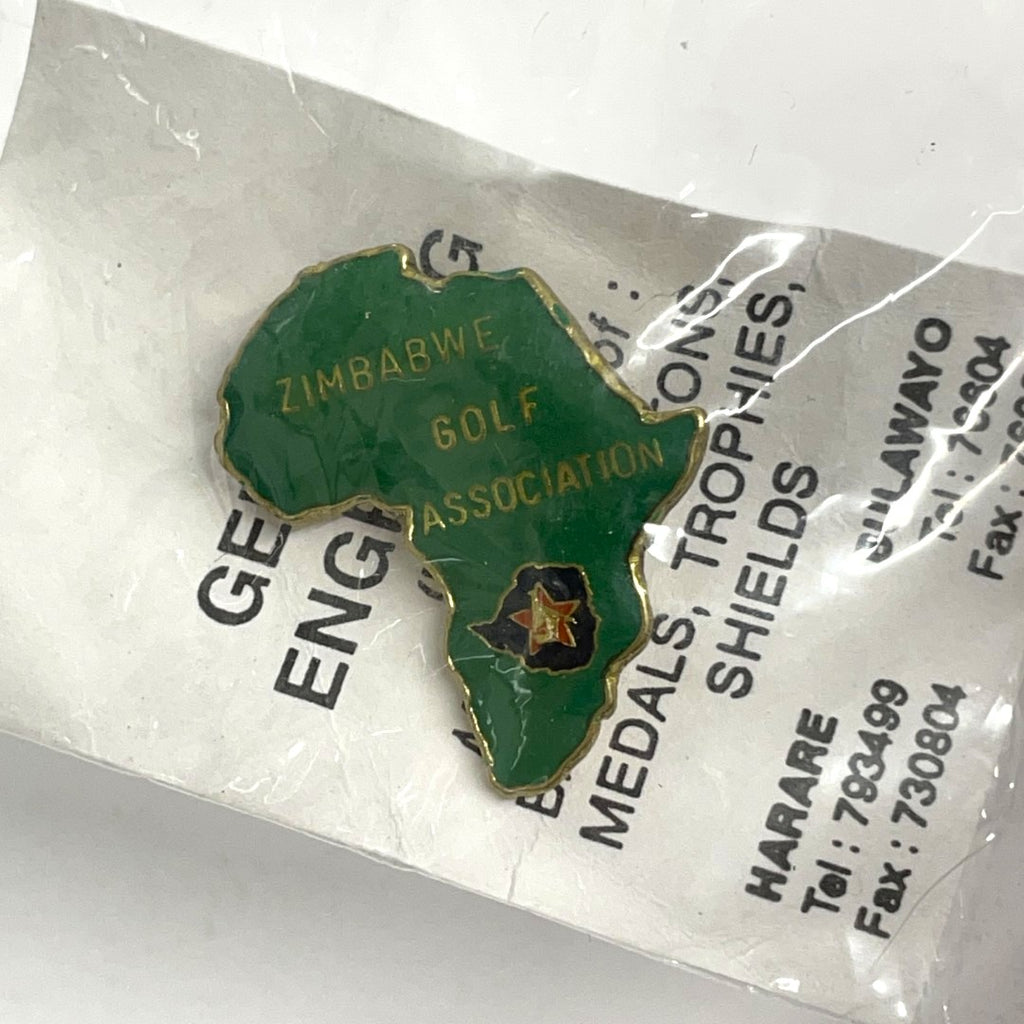 Zimbabwe Golf Association Enamel Clasp Pin Badge