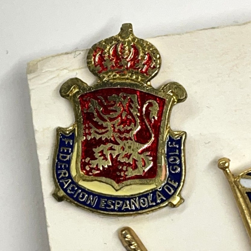 Collection of 5 European Golfing Unions Enamel Pin Badges