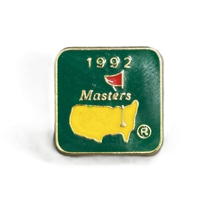 1992 Masters Tournament Augusta National Commemorative Enamel Pin Badge