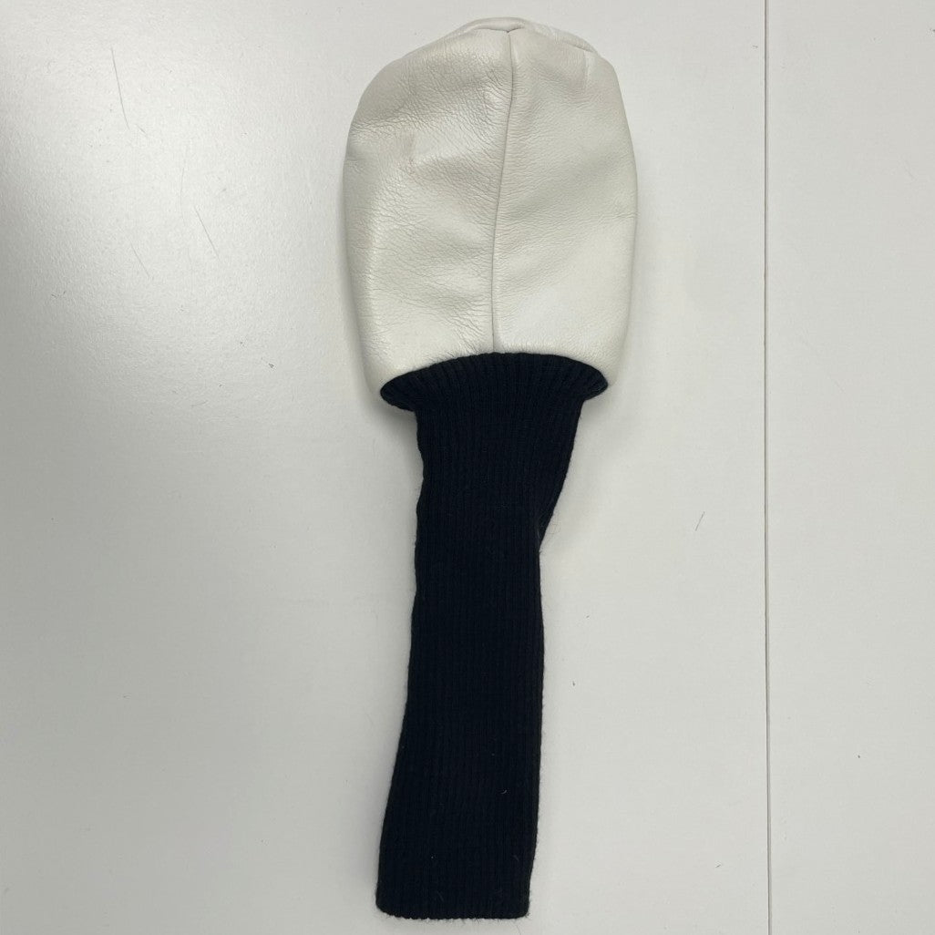 A Set of Leather England Headcovers