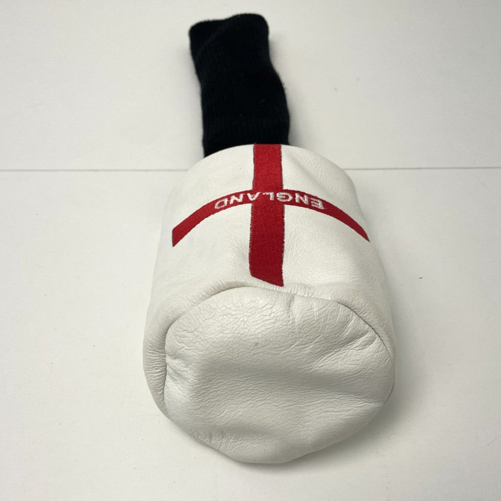A Set of Leather England Headcovers