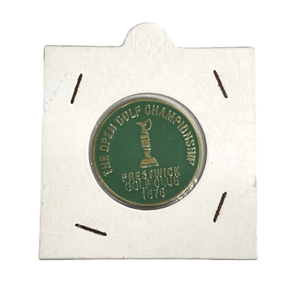 The 1878 Open Golf Championship - Prestwick Golf Club - Ball Marker - Golf Design and Creative USA